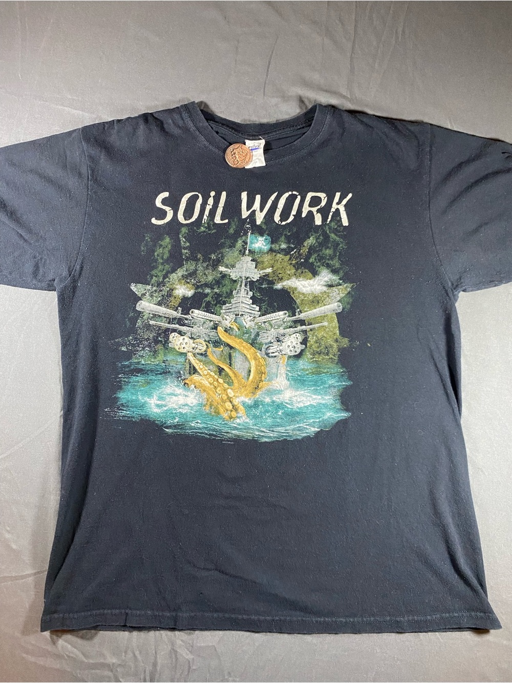 Soil work band tee